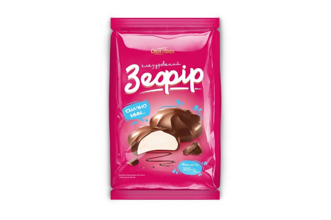"Своя лінія" Çikolata Kaplı Zefir