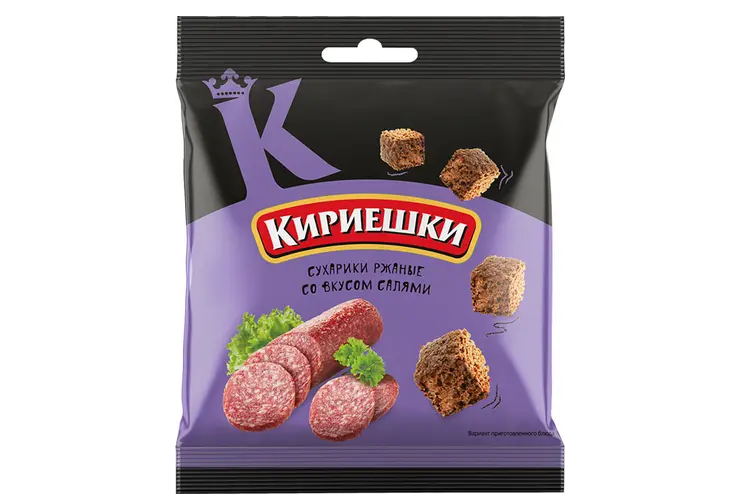Kirieshki Salam Aromalı Çavdar Krutonları